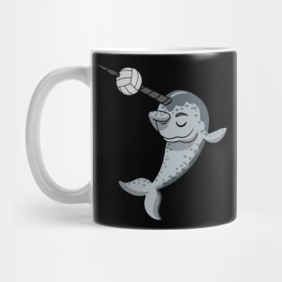 Dabbing Narwhal Volleyball Dab Mug